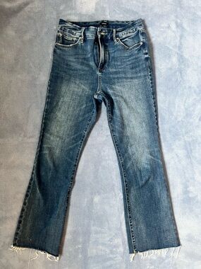 Express Flexx Hyper Stretch High Rise Cropped Flare